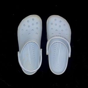 Blue Crocs (lightly worn) COLOR-light blue SIZE-8